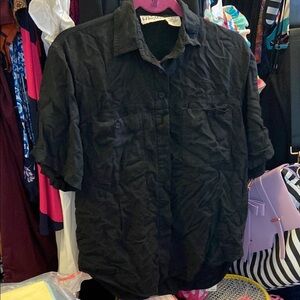 Black Button-Up Shirt